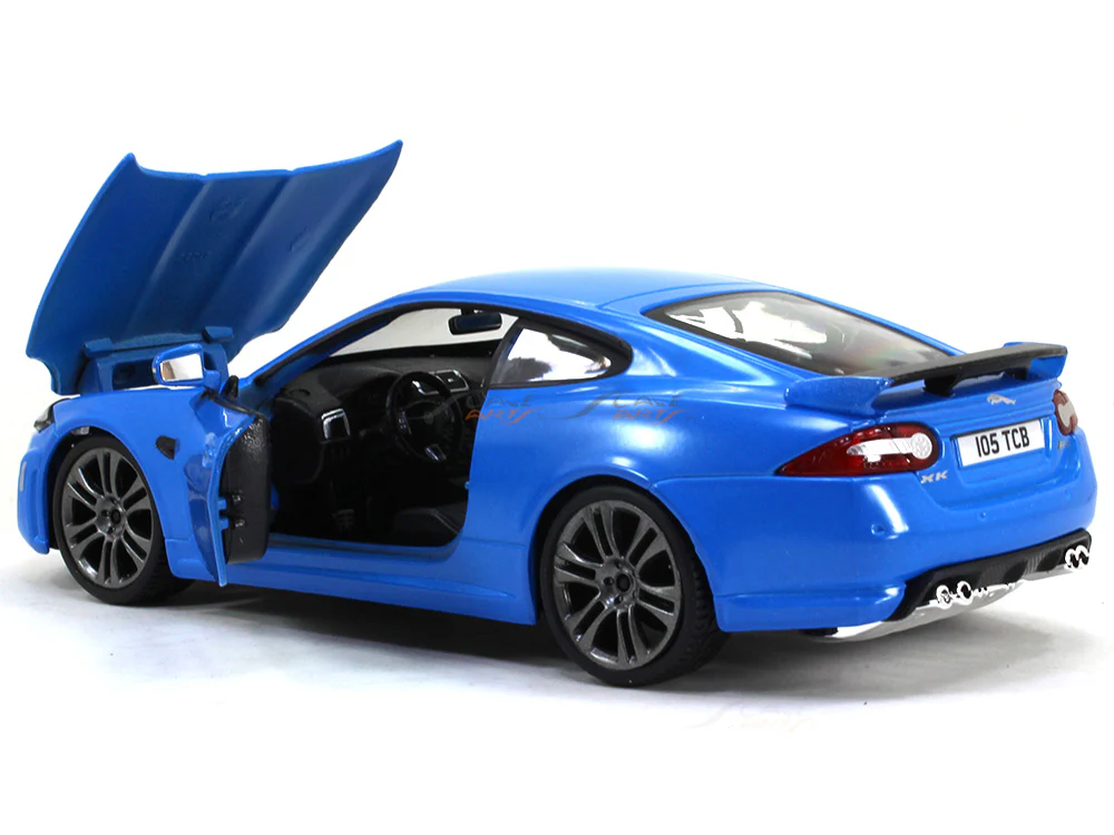 Jaguar XKR-S blue 1:24 Bburago diecast Scale Model car - Image 6