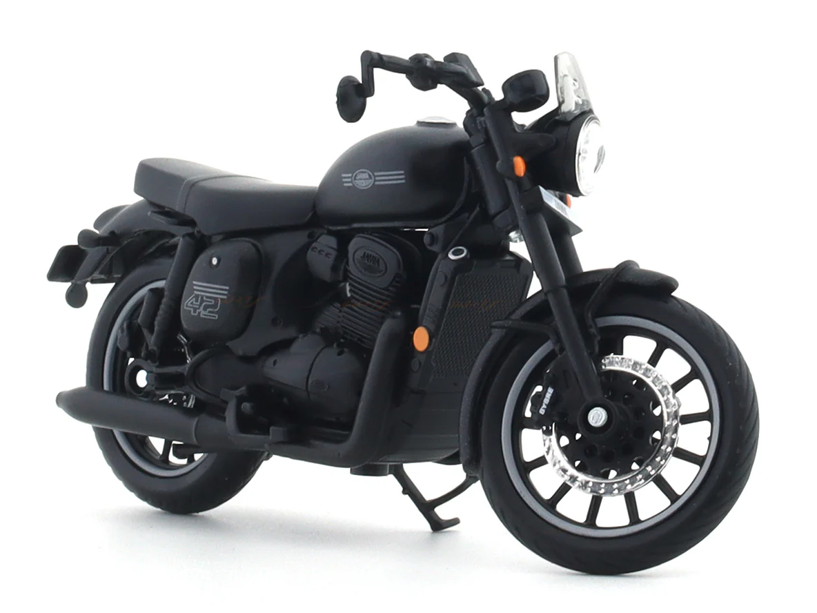 Jawa 42 black 1:18 Maisto licensed diecast scale model bike collectible - Image 7