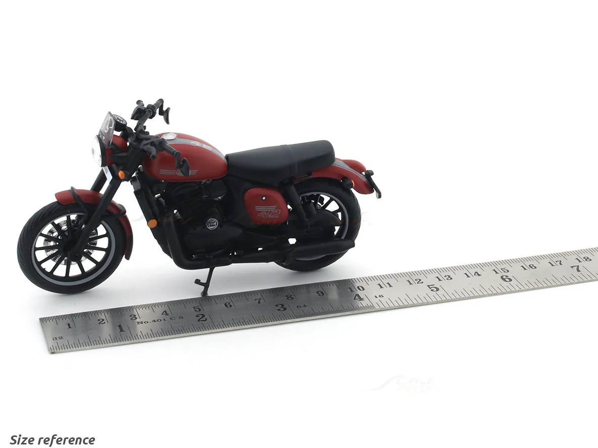 Jawa 42 red 1:18 Maisto licensed diecast scale model bike collectible - Image 14