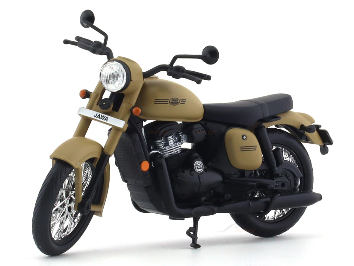 Jawa Classic Khaki 1:18 Maisto diecast Scale model bike - Image 8