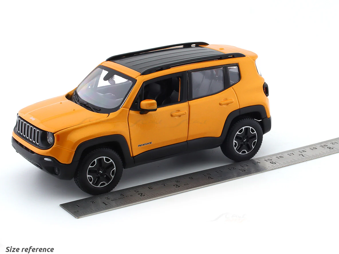 Jeep Renegade orange 1:24 Maisto licensed diecast Scale Model car - Image 18