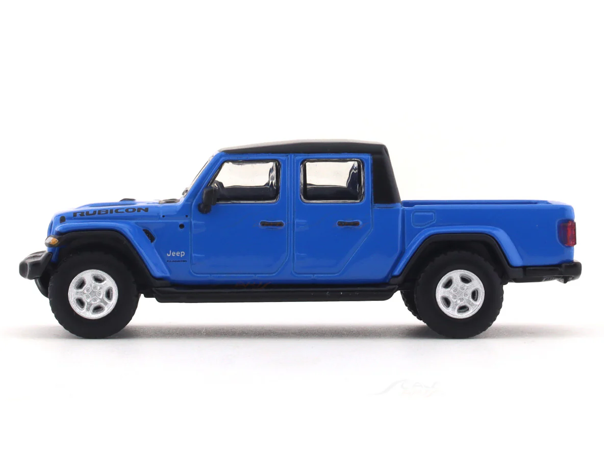Jeep Rubicon Gladiator Pickup blue 1:64 JKM diecast scale model car miniature - Image 2