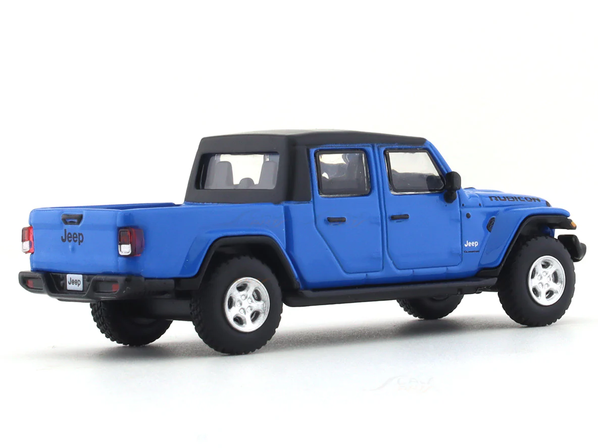 Jeep Rubicon Gladiator Pickup blue 1:64 JKM diecast scale model car miniature - Image 4