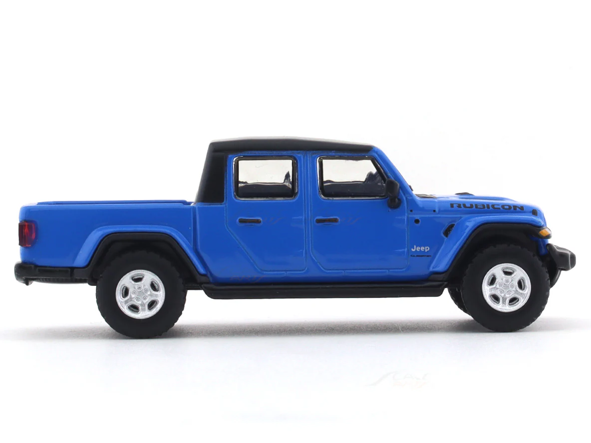 Jeep Rubicon Gladiator Pickup blue 1:64 JKM diecast scale model car miniature - Image 5