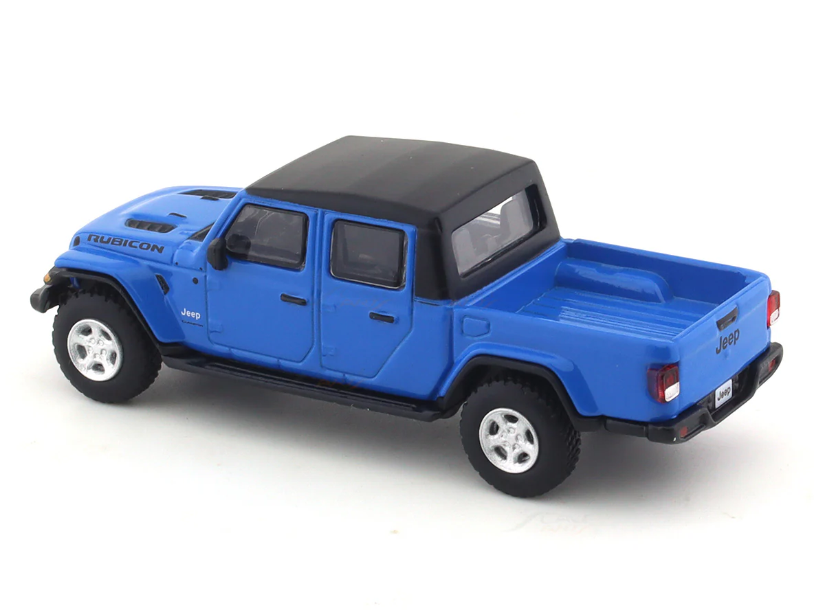 Jeep Rubicon Gladiator Pickup blue 1:64 JKM diecast scale model car miniature - Image 8
