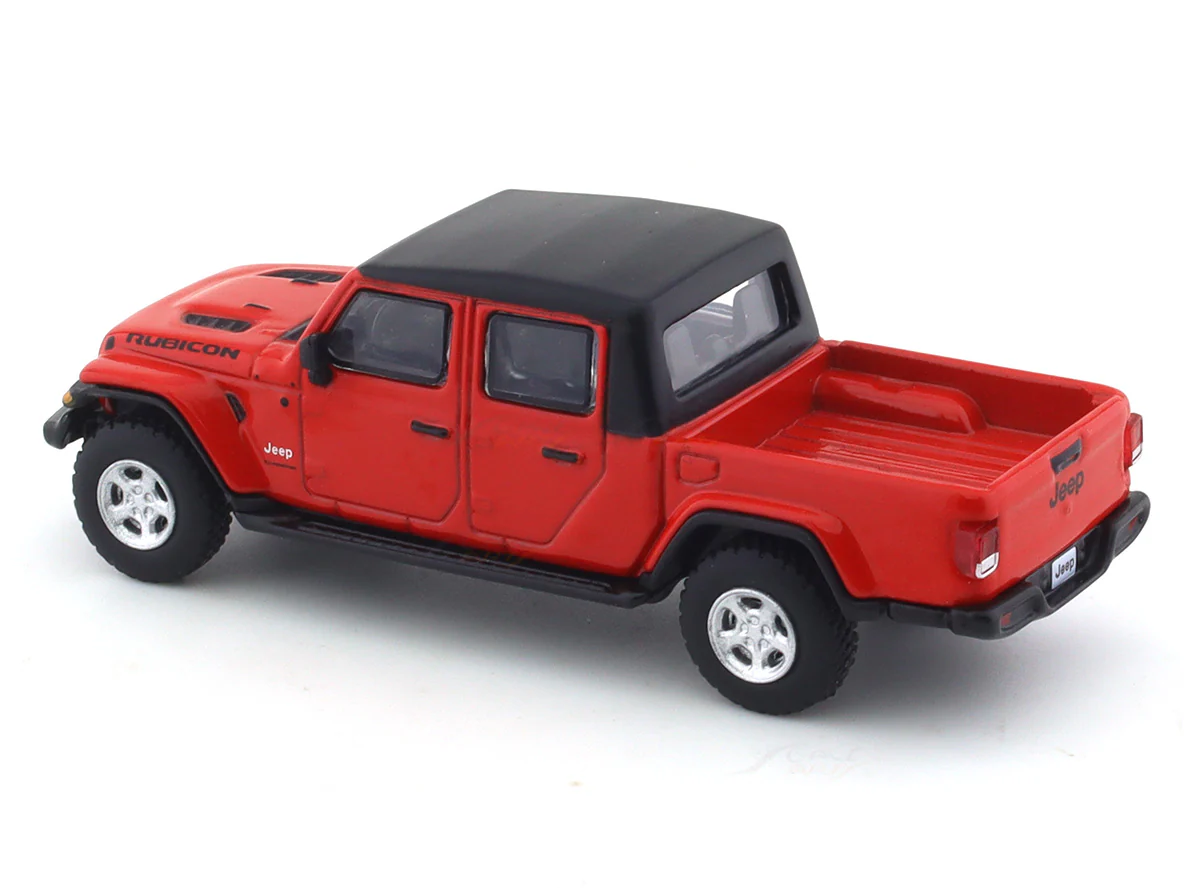 Jeep Rubicon Gladiator Pickup red 1:64 JKM diecast scale model car miniature - Image 8