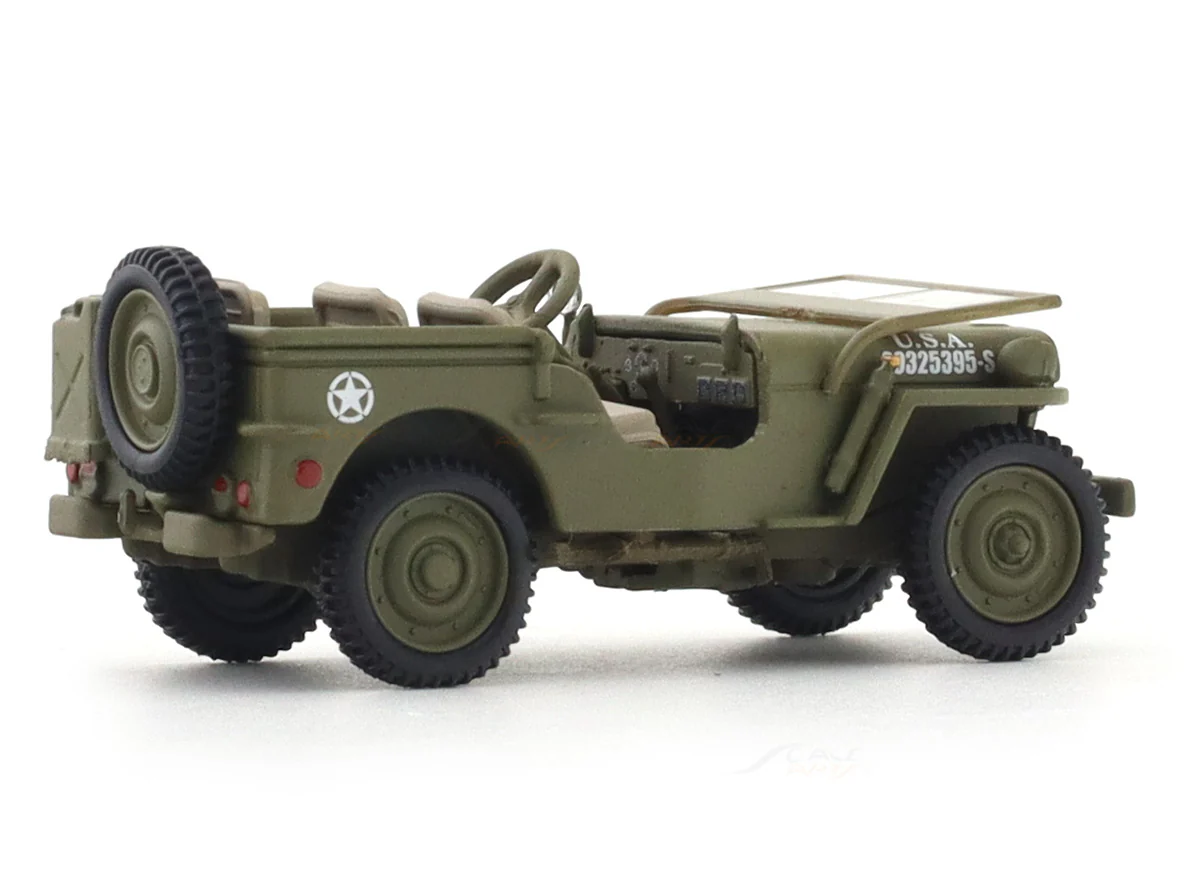 Jeep Willys MB with figure 1:64 TimeMicro diecast scale model car miniature car - Image 5
