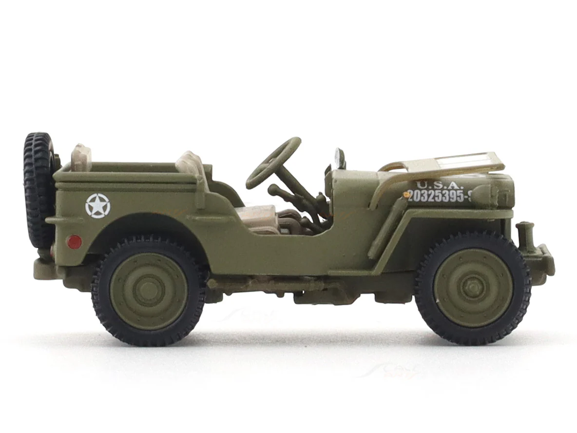 Jeep Willys MB with figure 1:64 TimeMicro diecast scale model car miniature car - Image 6