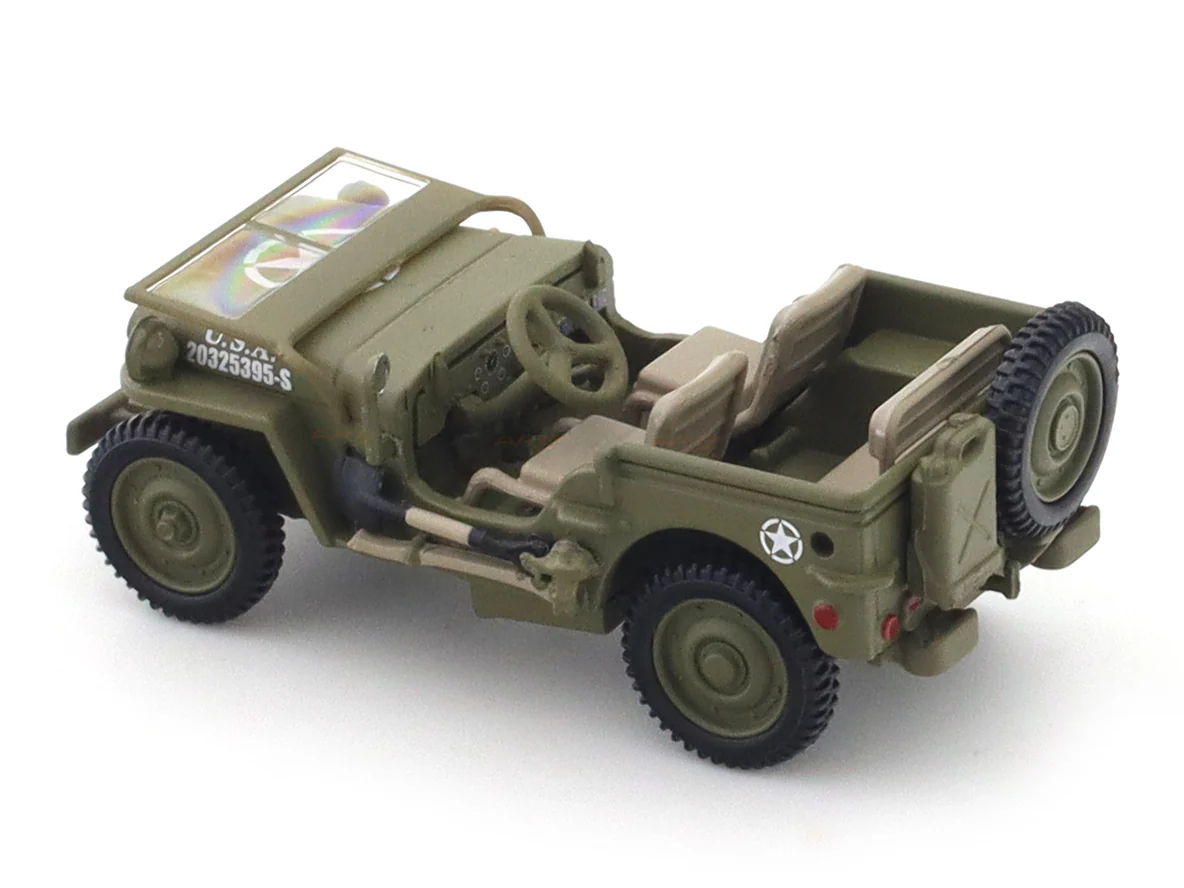 Jeep Willys MB with figure 1:64 TimeMicro diecast scale model car miniature car - Image 9