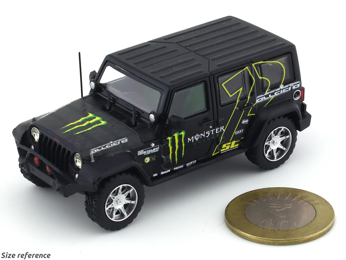 Jeep Wrangler Monster with figure 1:64 Time Micro diecast scale model car - Image 10