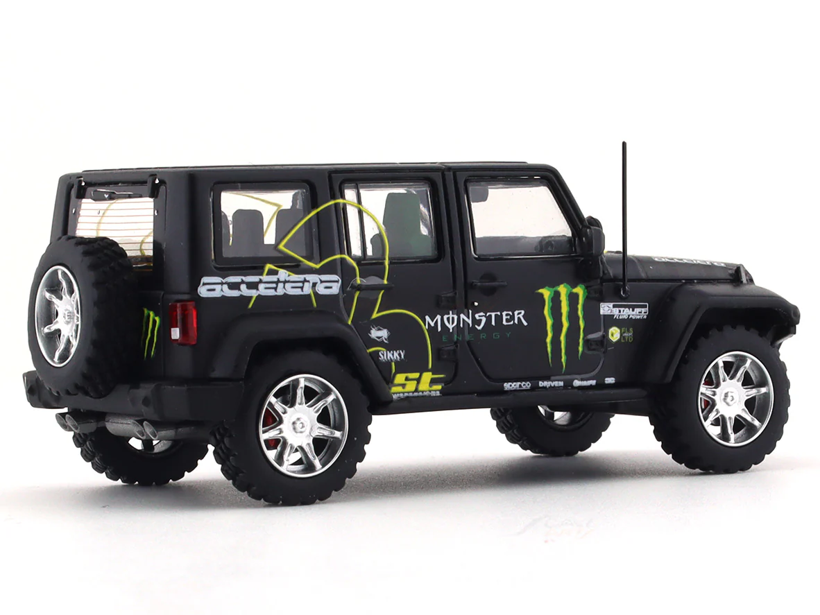 Jeep Wrangler Monster with figure 1:64 Time Micro diecast scale model car - Image 5