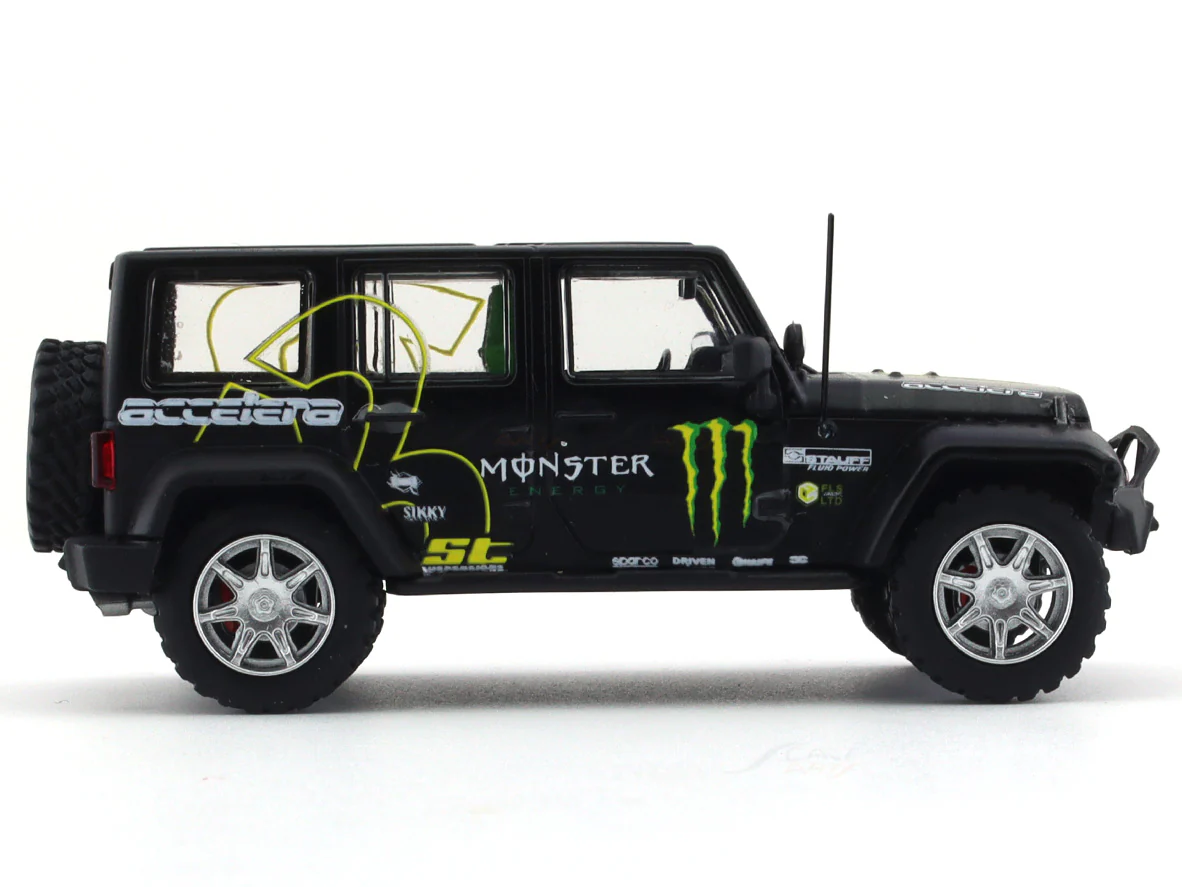 Jeep Wrangler Monster with figure 1:64 Time Micro diecast scale model car - Image 6