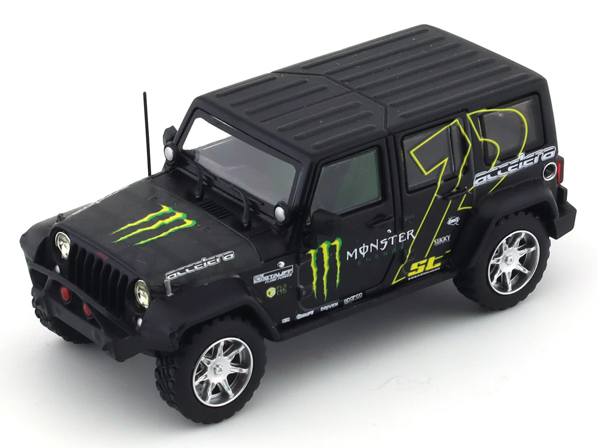 Jeep Wrangler Monster with figure 1:64 Time Micro diecast scale model car - Image 8