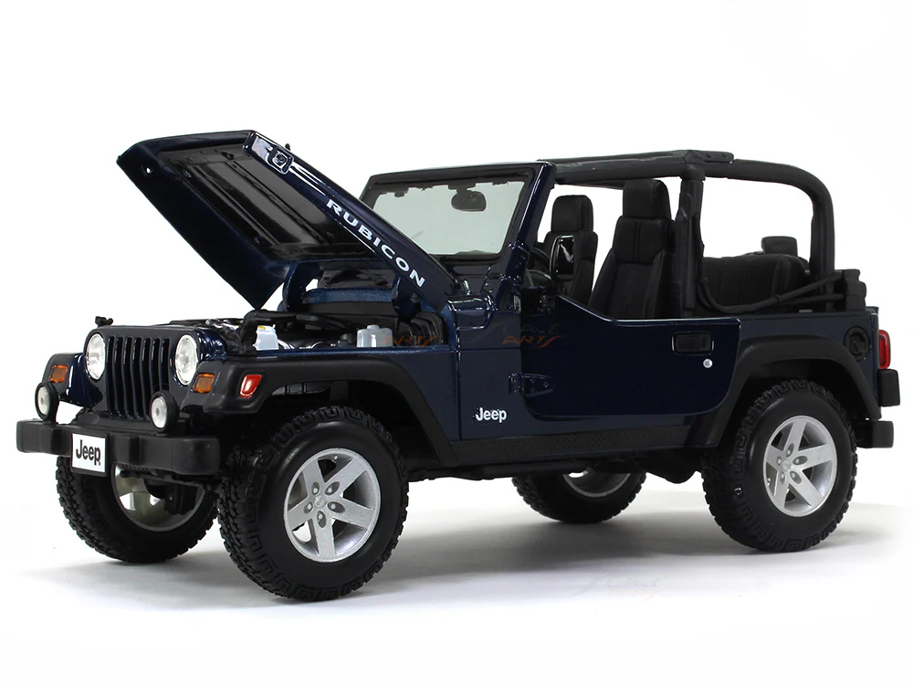 Jeep Wrangler Rubicon open top 1:18 Maisto diecast scale model car - Image 7