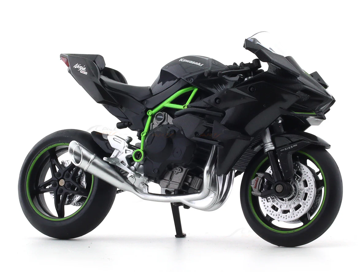 Kawasaki Ninja H2R 1:12 MSZ licensed diecast scale model bike collectible - Image 6