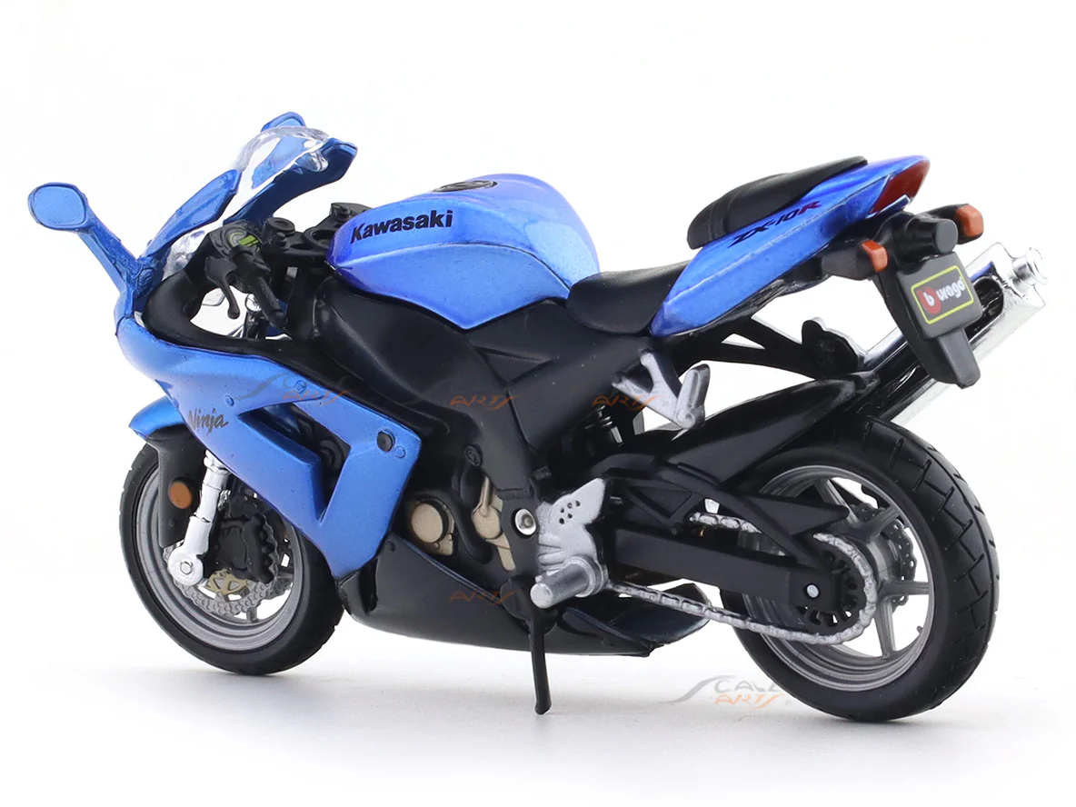 Kawasaki Ninja ZX-10R 1:18 Bburago Licensed Diecast Bike Model collectible - Image 3