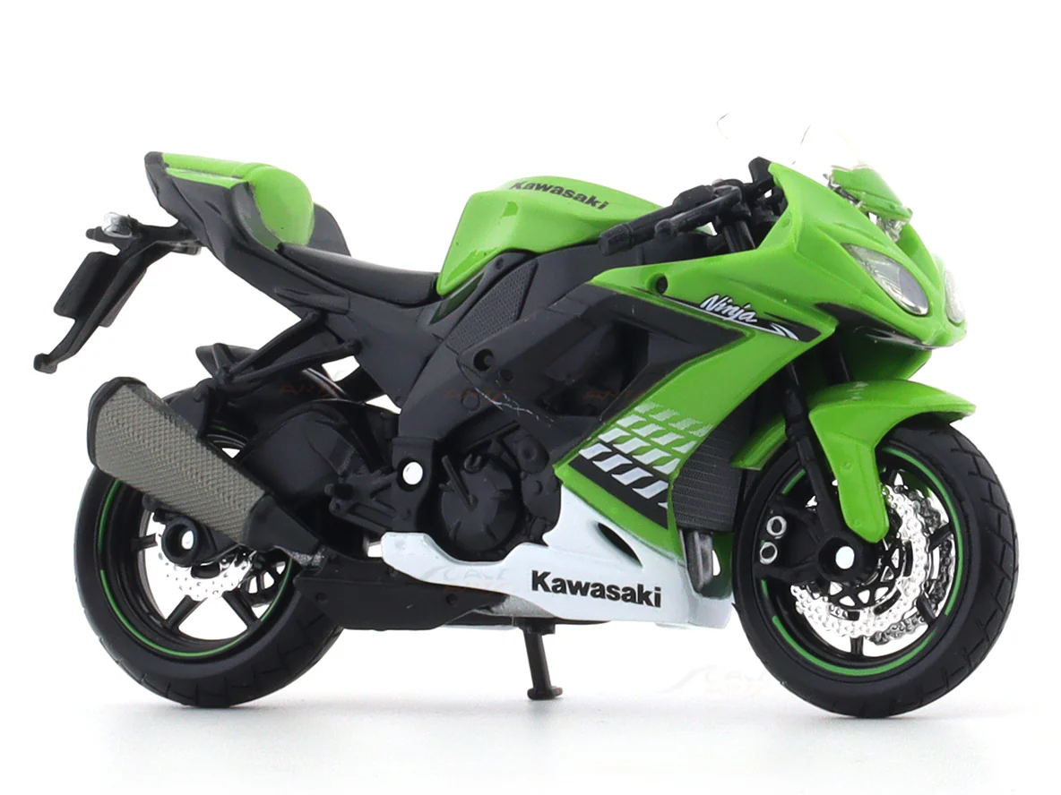 Kawasaki Ninja ZX 10R 1:18 Maisto licensed diecast Scale Model bike collectible - Image 6
