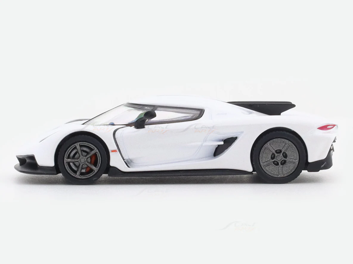 Koenigsegg Jesko white 1:64 PosterCars licensed diecast scale model car miniature car - Image 2