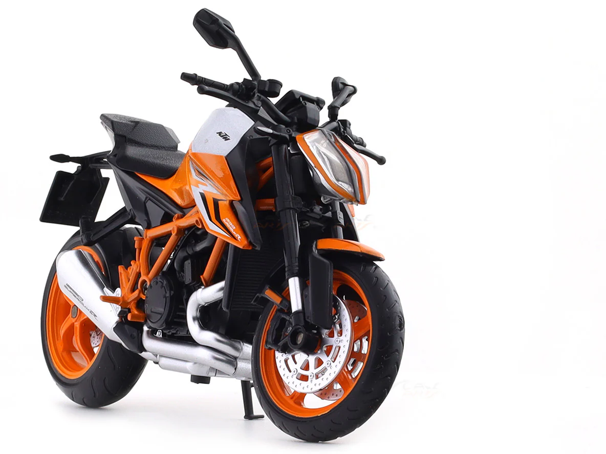 KTM 1290 Super Duke R Orange 1:12 MSZ Licensed Diecast Scale Model Bike Collectible - Image 8