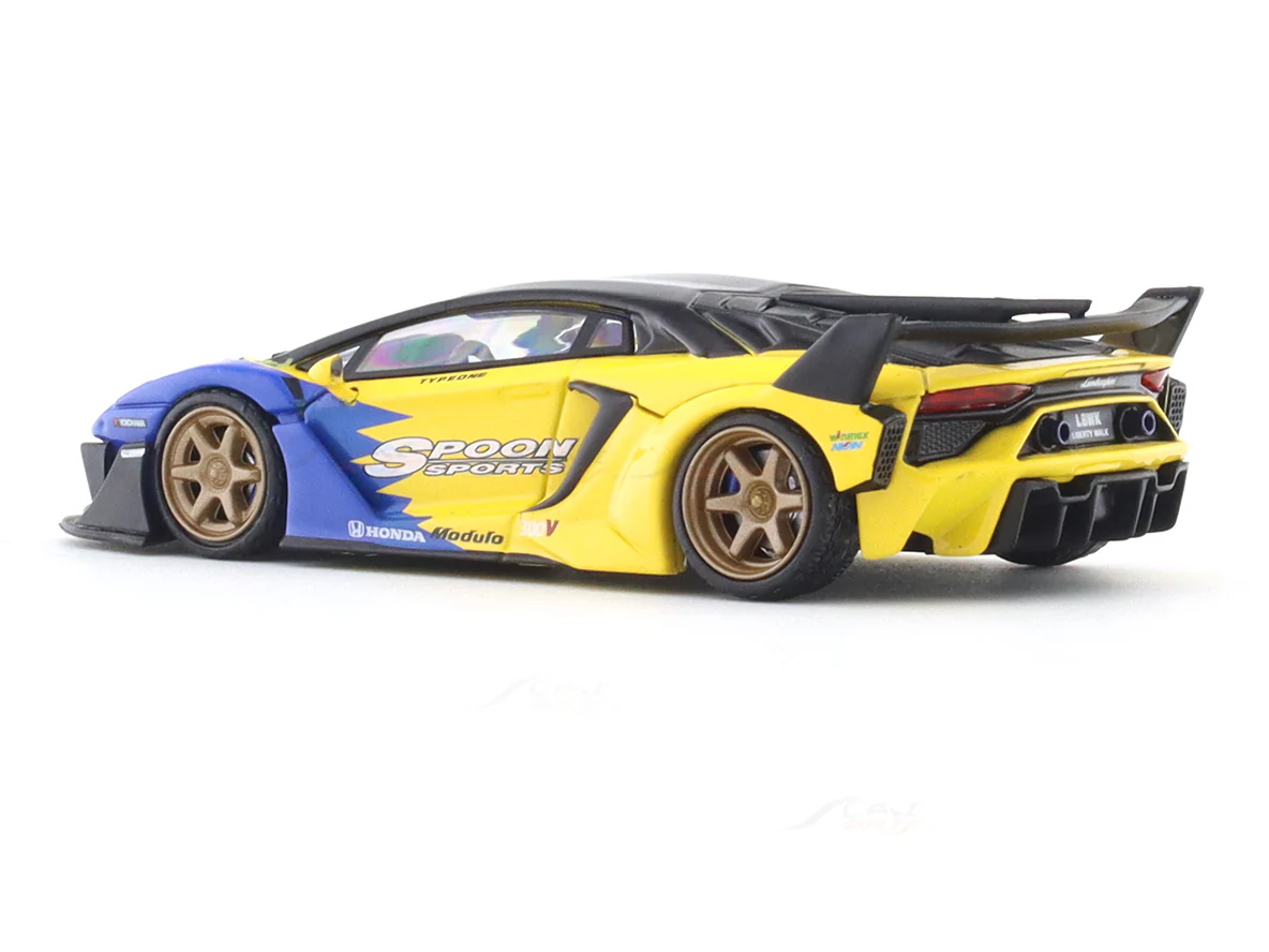 Lamborghini Aventador LP700-4 GT Evo Spoon 1:64 licensed diecast scale model car miniature - Image 3