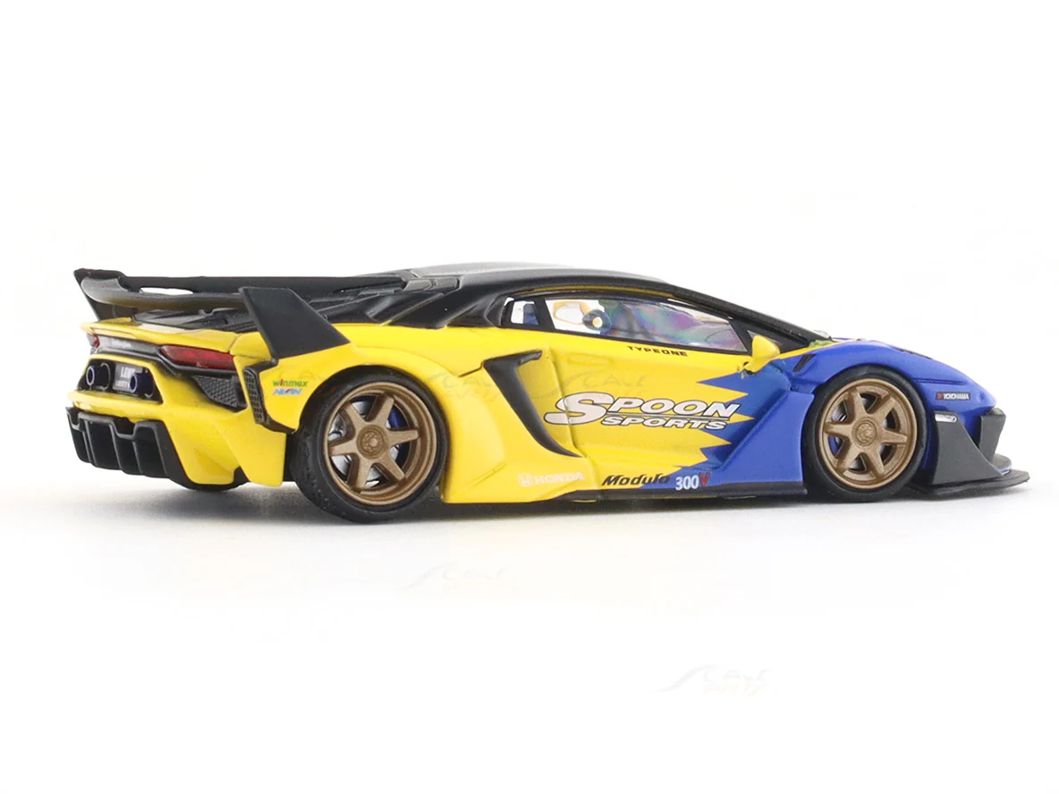 Lamborghini Aventador LP700-4 GT Evo Spoon 1:64 licensed diecast scale model car miniature - Image 4