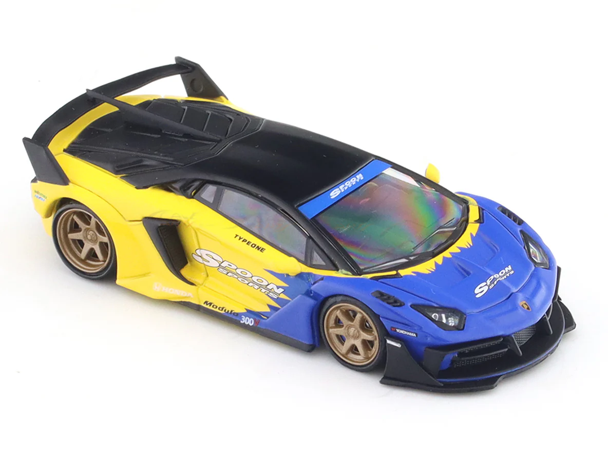 Lamborghini Aventador LP700-4 GT Evo Spoon 1:64 licensed diecast scale model car miniature - Image 7