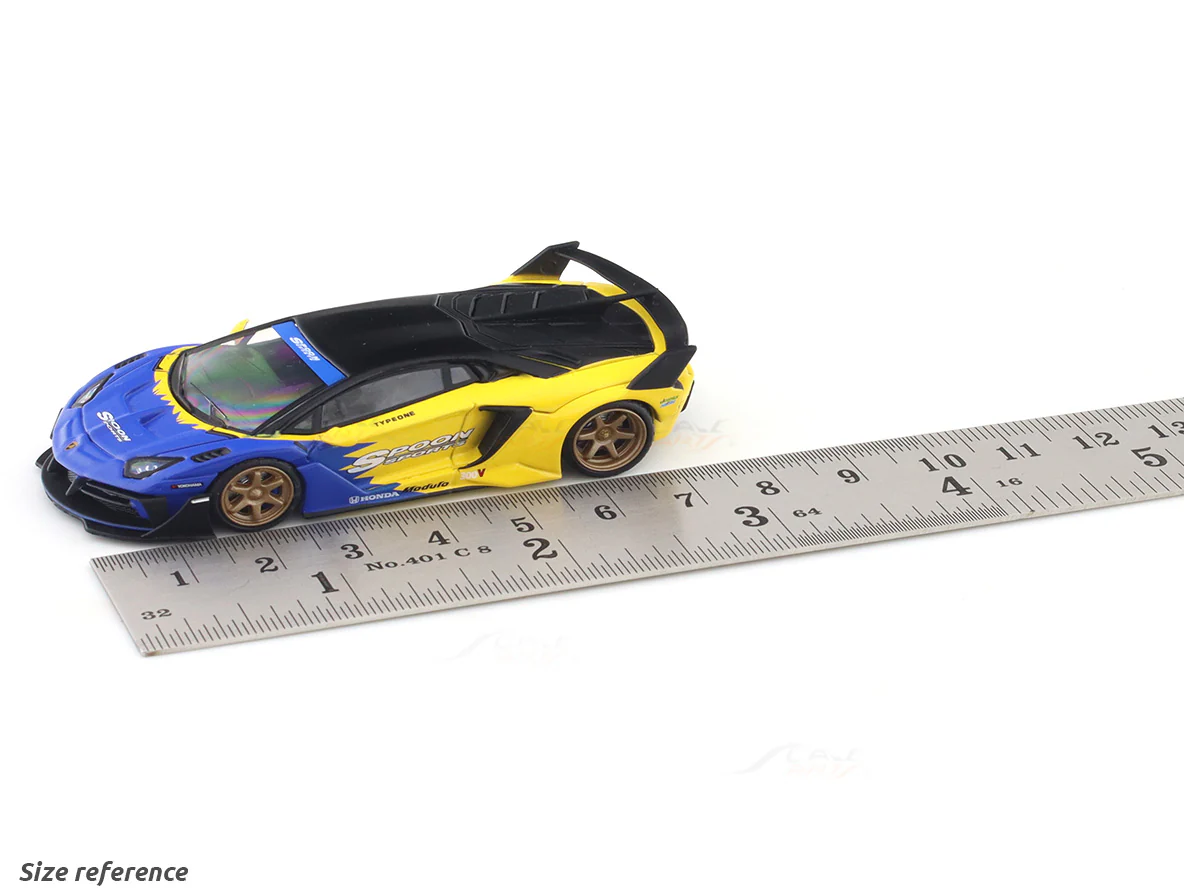 Lamborghini Aventador LP700-4 GT Evo Spoon 1:64 licensed diecast scale model car miniature - Image 9