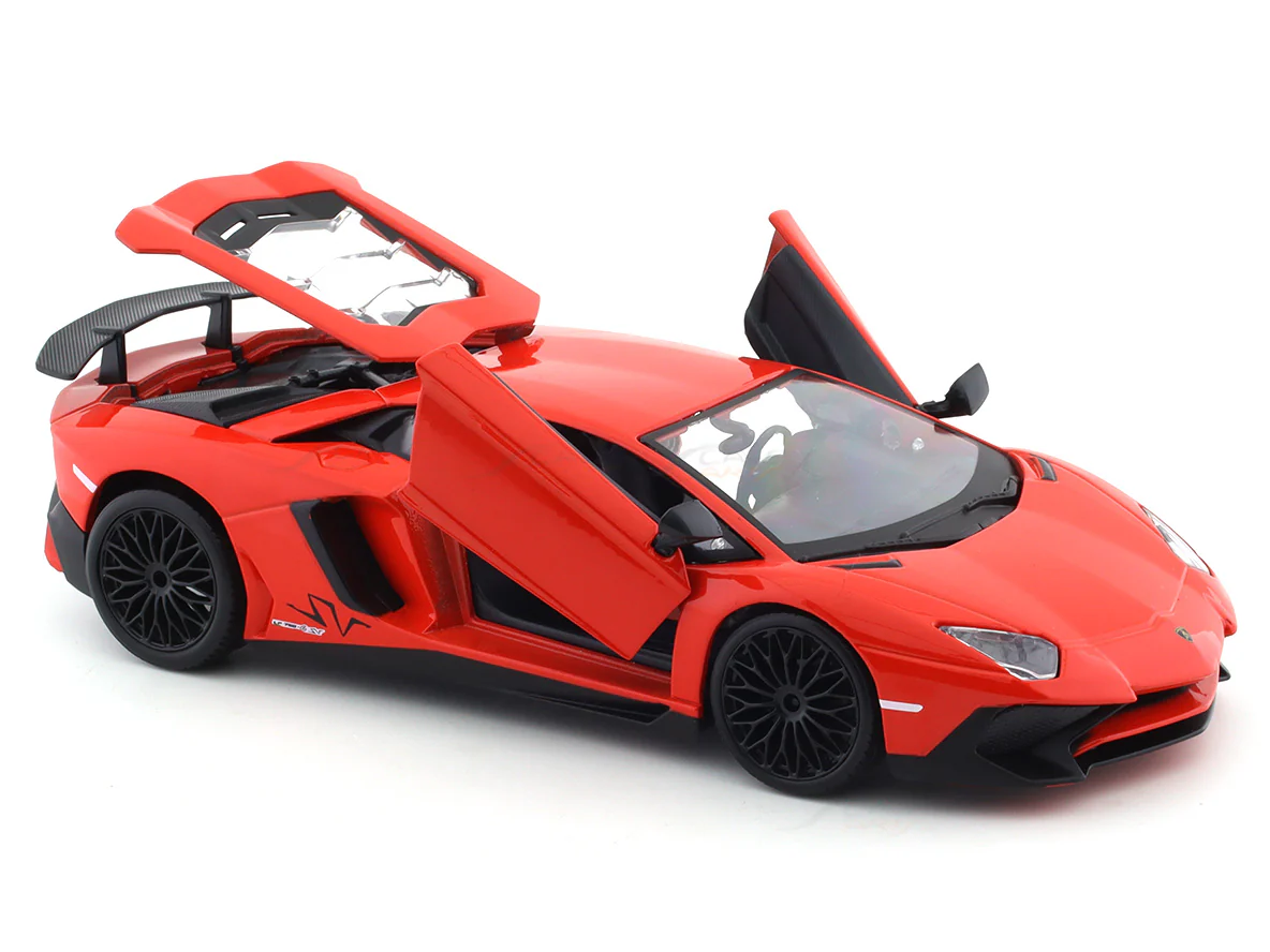 Lamborghini Aventador SV Coupe red 1:24 Bburago licensed diecast Scale Model car - Image 16