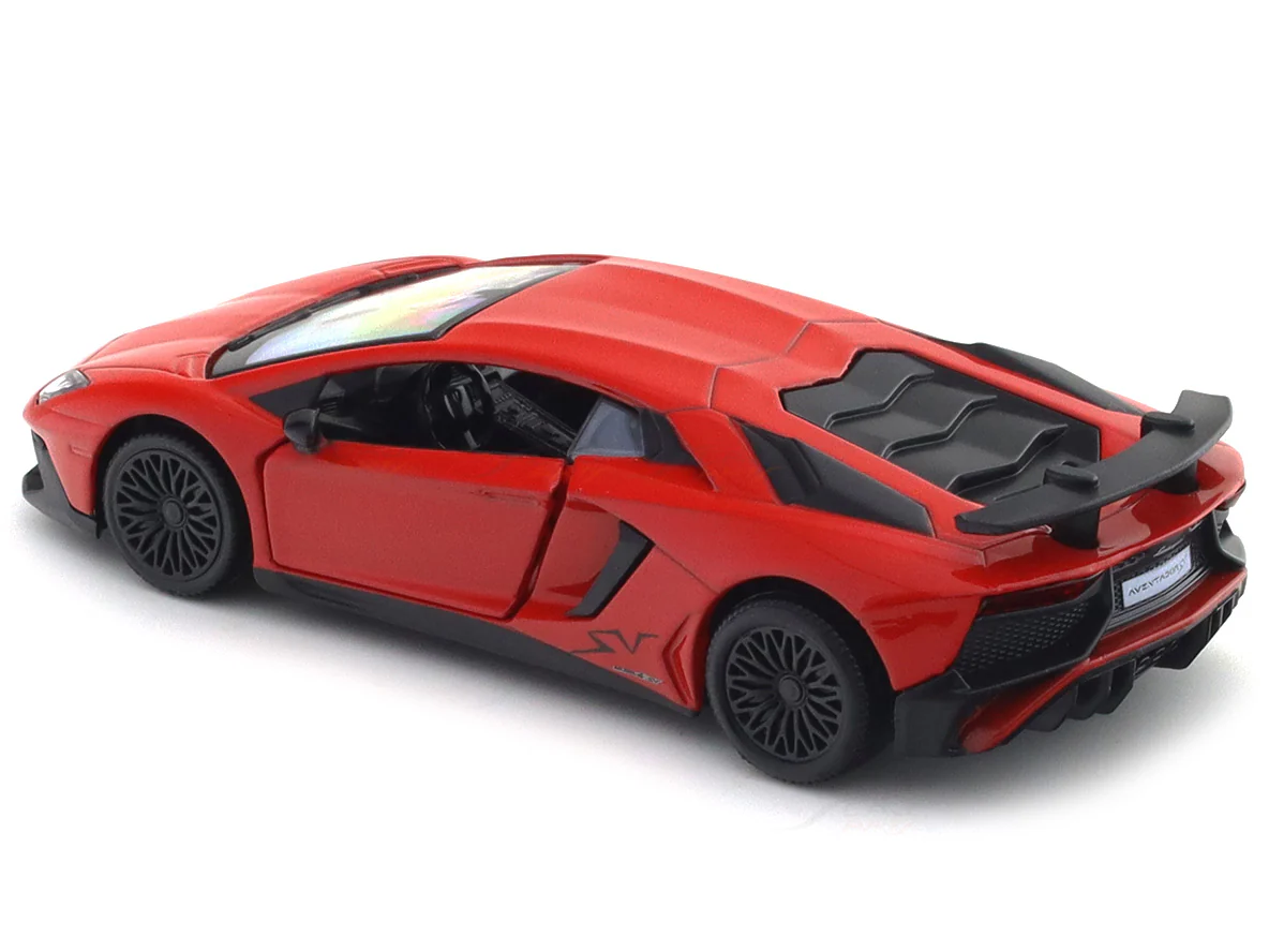 Lamborghini Aventador SV Red 1:33-42 RMZ City licensed pull back car scale model - Image 11