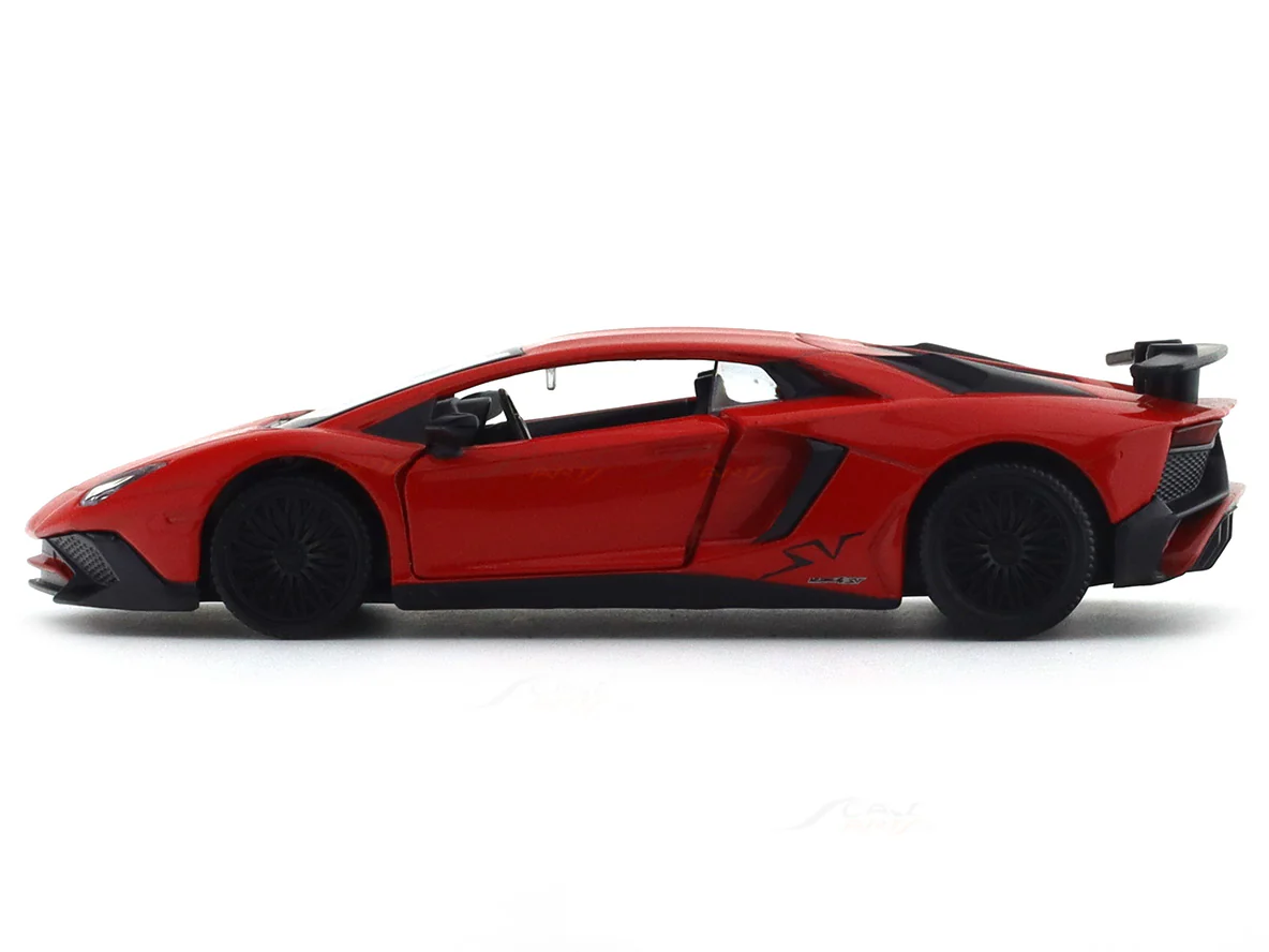 Lamborghini Aventador SV Red 1:33-42 RMZ City licensed pull back car scale model - Image 2