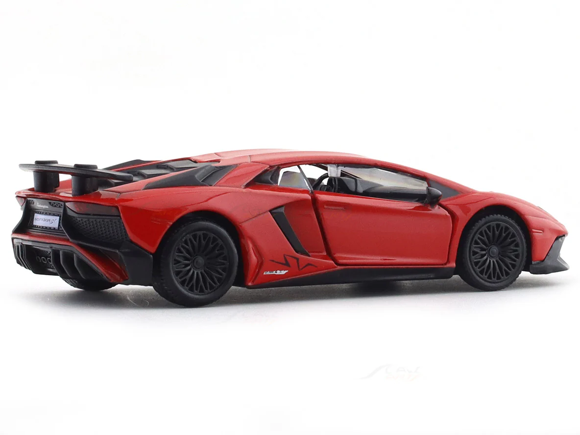 Lamborghini Aventador SV Red 1:33-42 RMZ City licensed pull back car scale model - Image 4