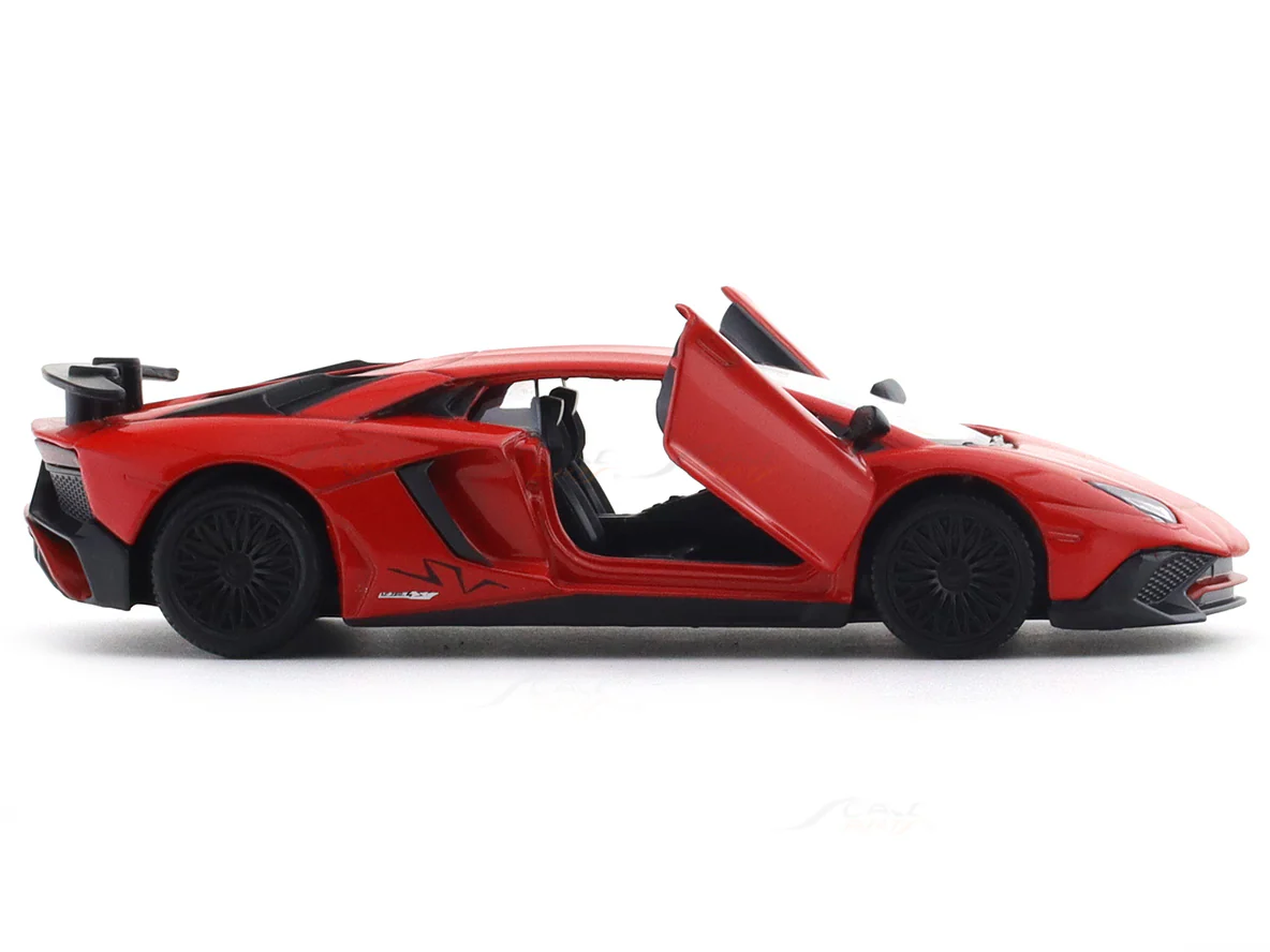 Lamborghini Aventador SV Red 1:33-42 RMZ City licensed pull back car scale model - Image 8