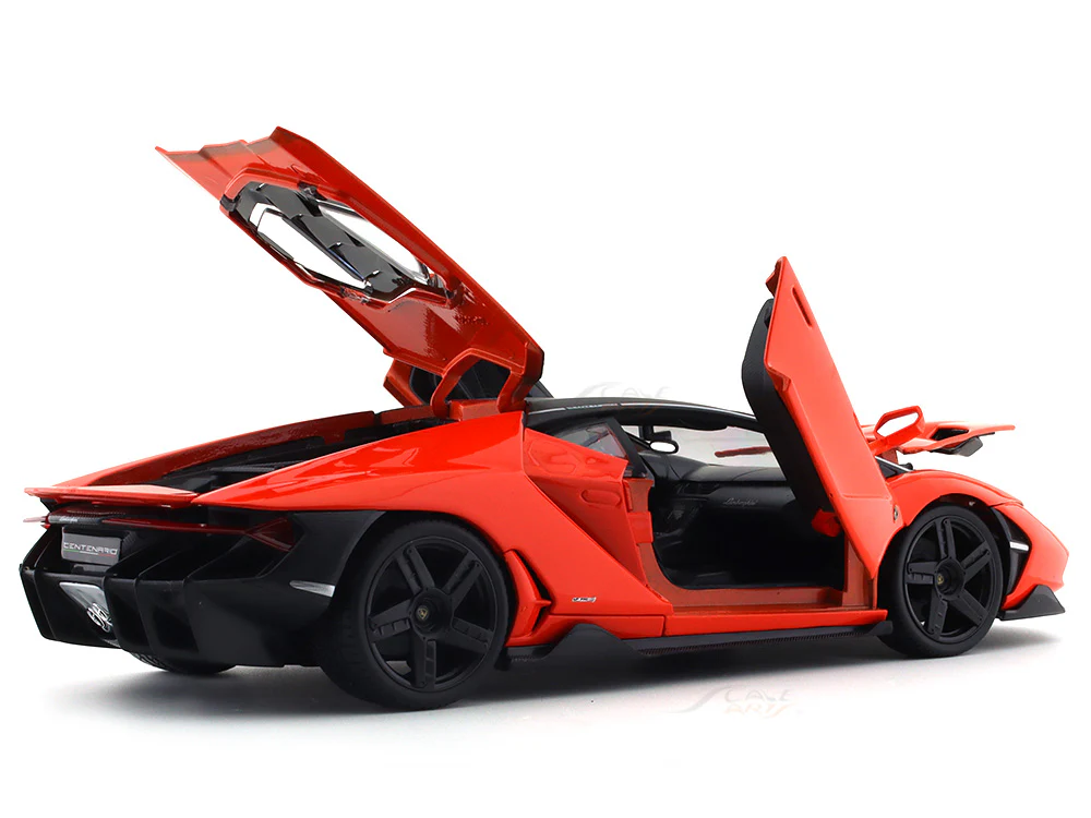 Lamborghini Centenario LP770-4 orange 1:18 Maisto diecast Scale Model car - Image 10
