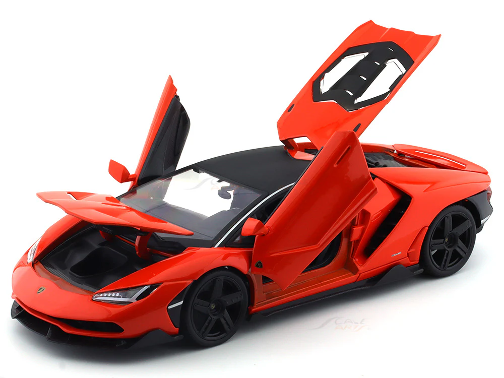Lamborghini Centenario LP770-4 orange 1:18 Maisto diecast Scale Model car - Image 15
