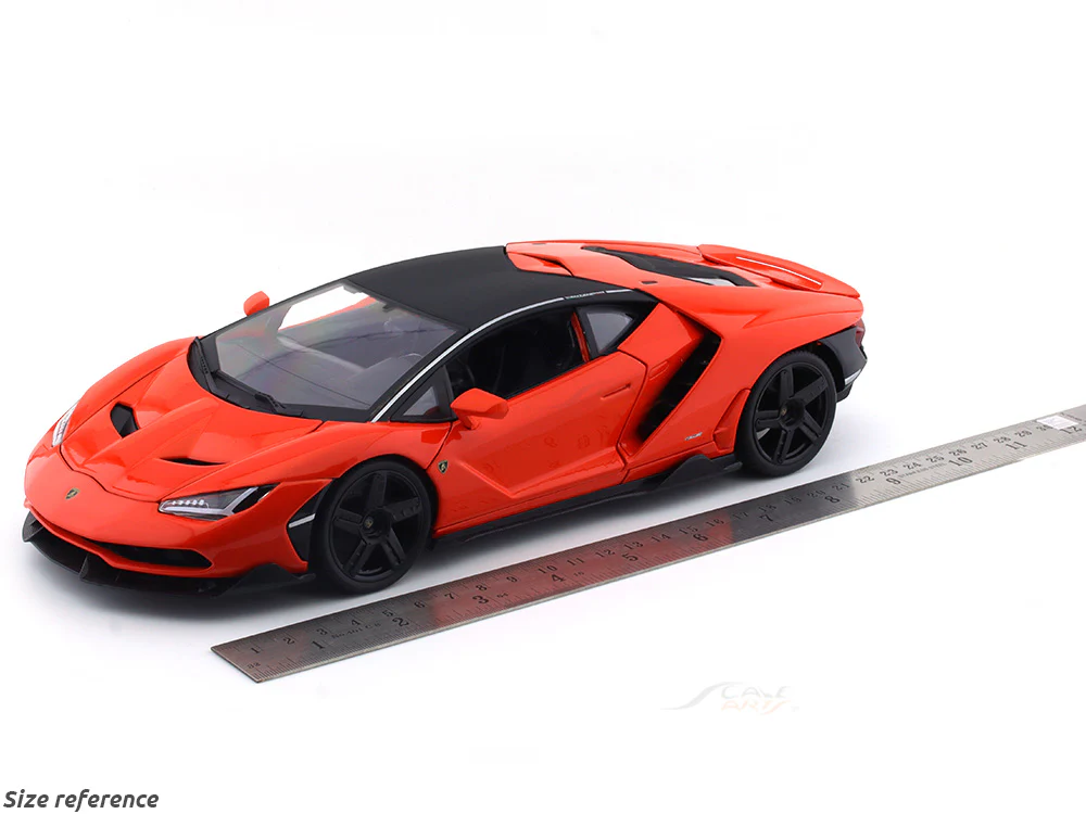 Lamborghini Centenario LP770-4 orange 1:18 Maisto diecast Scale Model car - Image 17