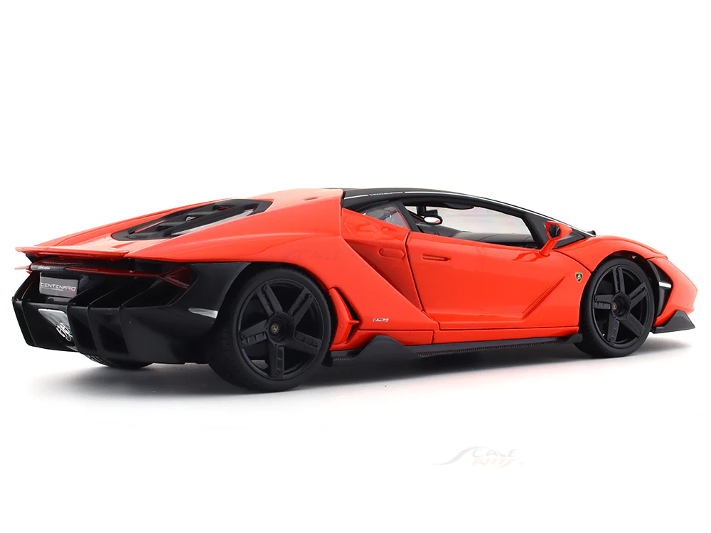 Lamborghini Centenario LP770-4 orange 1:18 Maisto diecast Scale Model car - Image 4