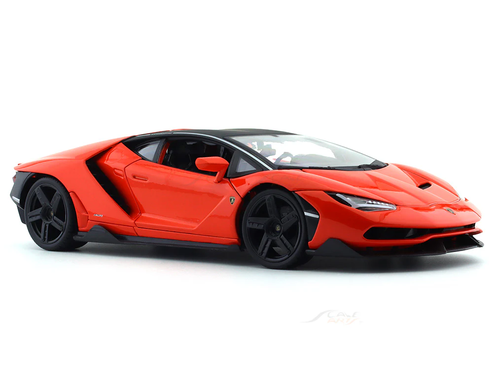 Lamborghini Centenario LP770-4 orange 1:18 Maisto diecast Scale Model car - Image 6