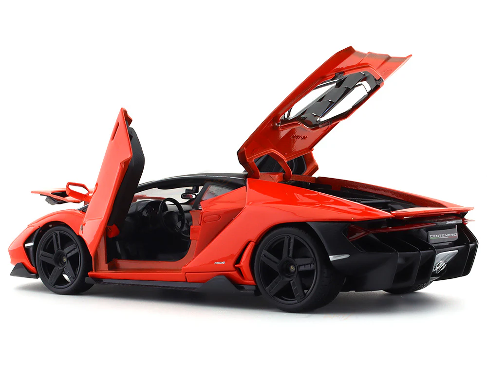 Lamborghini Centenario LP770-4 orange 1:18 Maisto diecast Scale Model car - Image 9