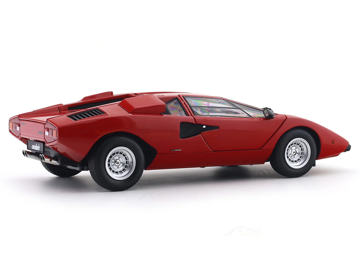 Lamborghini Countach LP400 Red 1:18 Kyosho Premium Licensed Diecast Scale Model Car Collectible - Image 5