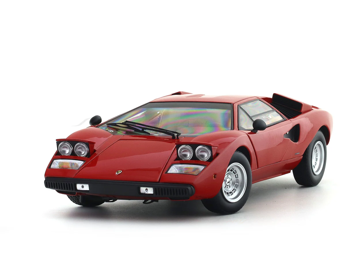 Lamborghini Countach LP400 Red 1:18 Kyosho Premium Licensed Diecast Scale Model Car Collectible - Image 8