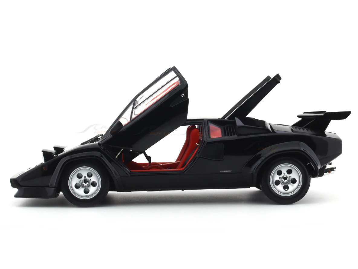 Lamborghini Countach LP5000 Quattrovalvole black 1:18 Kyosho diecast scale model car collectible - Image 10