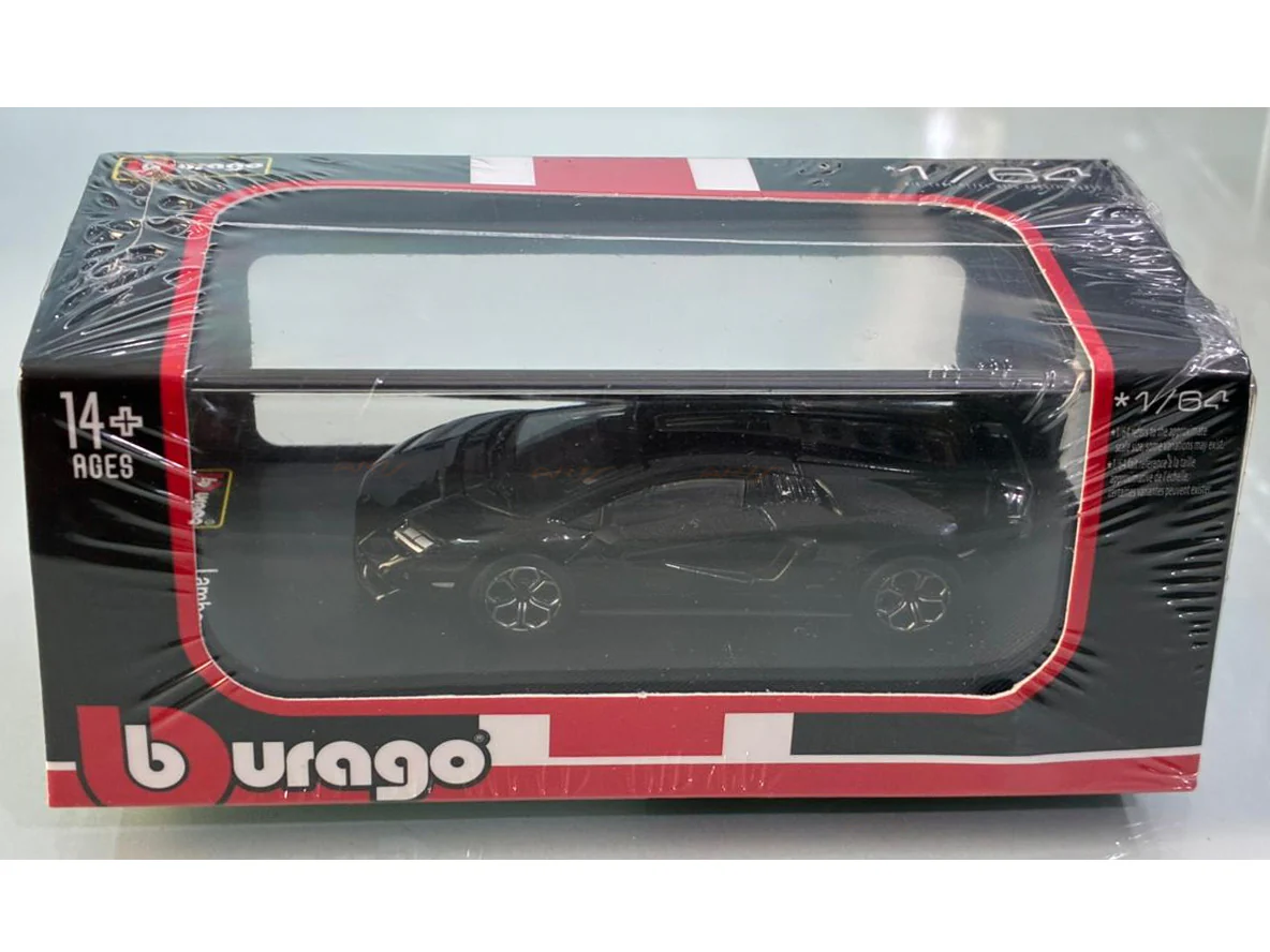 Lamborghini Countach LPI 800-4 Black 1:64 Bburago Licensed Diecast Scale Model Car Collectible - Image 2