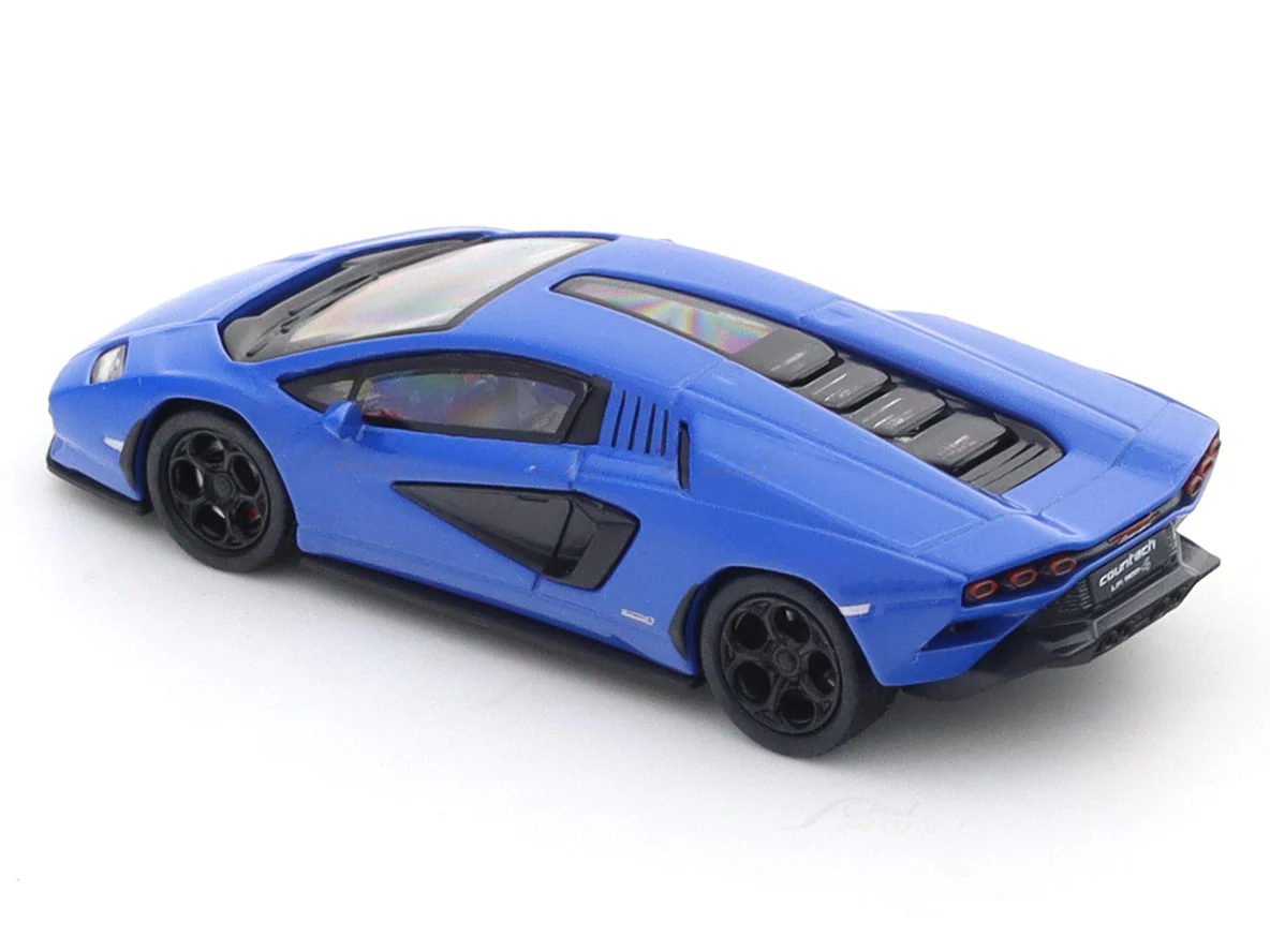 Lamborghini Countach LPI 800-4 blue 1:64 PosterCars licensed diecast scale model car miniature car - Image 10