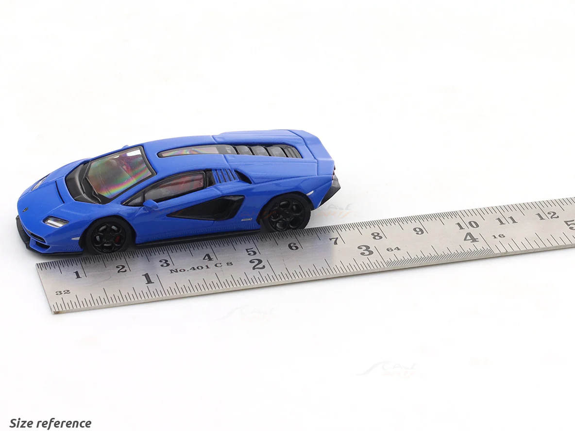 Lamborghini Countach LPI 800-4 blue 1:64 PosterCars licensed diecast scale model car miniature car - Image 11