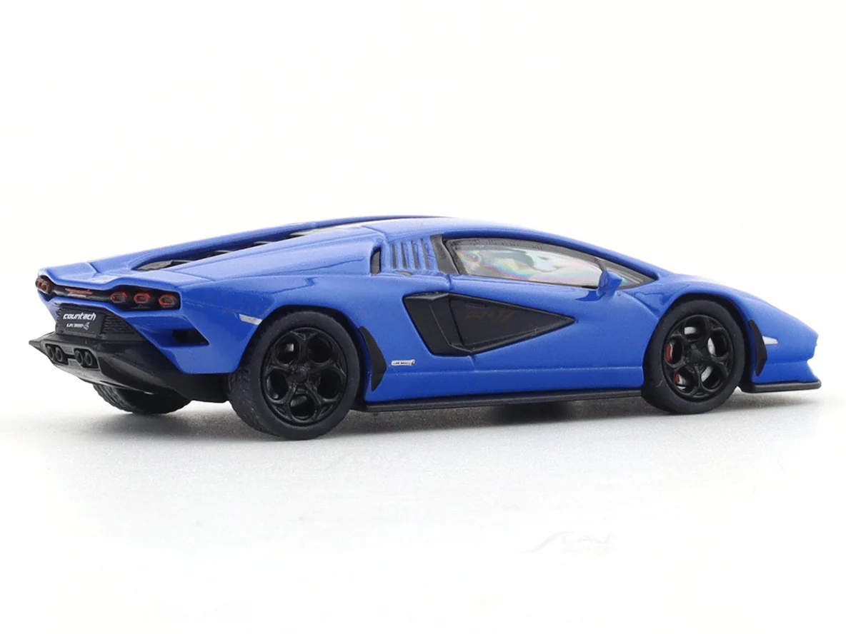 Lamborghini Countach LPI 800-4 blue 1:64 PosterCars licensed diecast scale model car miniature car - Image 4