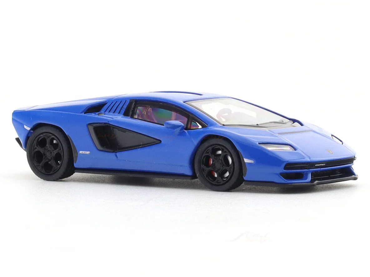 Lamborghini Countach LPI 800-4 blue 1:64 PosterCars licensed diecast scale model car miniature car - Image 6