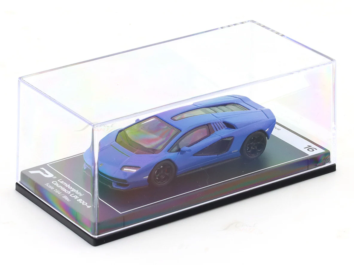 Lamborghini Countach LPI 800-4 blue 1:64 PosterCars licensed diecast scale model car miniature car - Image 7