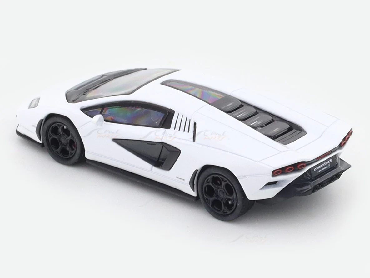 Lamborghini Countach LPI 800-4 white 1:64 PosterCars licensed diecast scale model car miniature car - Image 10