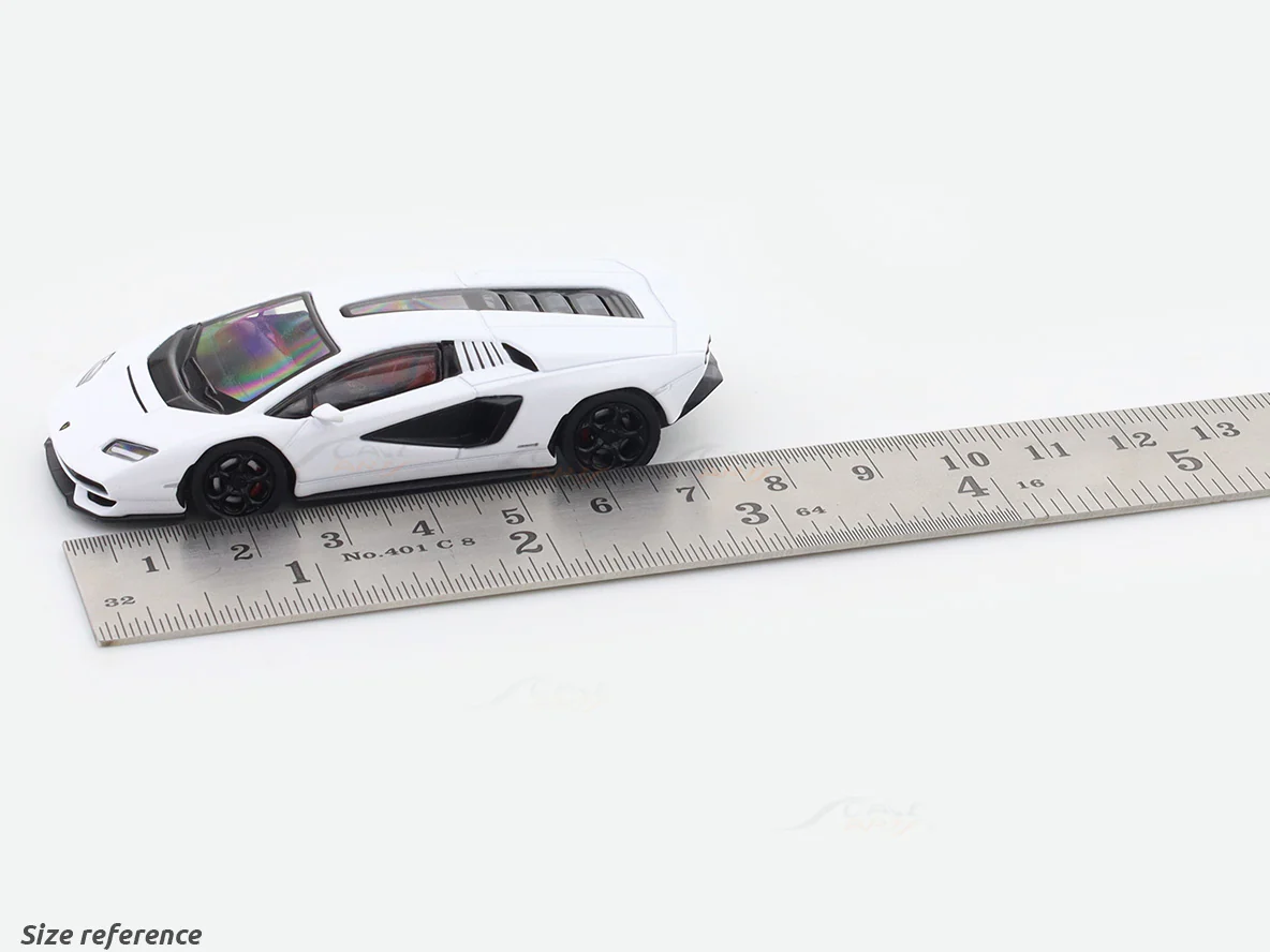 Lamborghini Countach LPI 800-4 white 1:64 PosterCars licensed diecast scale model car miniature car - Image 11