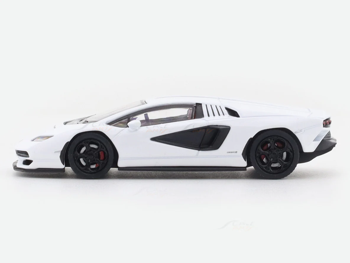 Lamborghini Countach LPI 800-4 white 1:64 PosterCars licensed diecast scale model car miniature car - Image 2